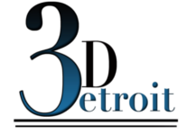 3D Detroit Logo